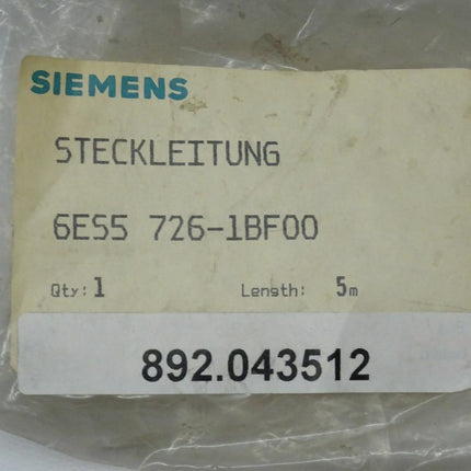 Siemens 6ES5726-1BF00  Steckleitung (5Meter) OVP - Maranos.de