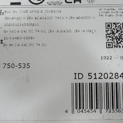 Wago 750-535 2-Kanal-Digitalausgang / Neu OVP - Maranos.de