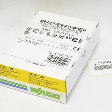 Wago 750-523 1-Kanal-Relaisausgang / Neu OVP versiegelt - Maranos.de