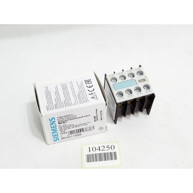 Siemens Hilfsschlaterblock 3RH1911-1GA04 / Neu OVP - Maranos.de
