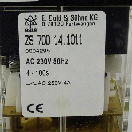 E.Dold u. Shöhne ZS 700.14.1011 / 0004295 / 700.14 Zeitschütz NEU/OVP - Maranos.de