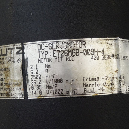 Bautz DC-Servomotor E726-MGB-009H-4 E726MGB-009H-4 2500min-1 - Maranos.de