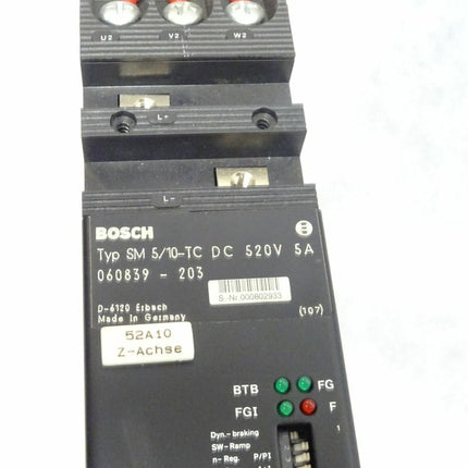 BOSCH SM 5/10-TC DC 520V 5A 060839-203 Servomodul - Maranos.de
