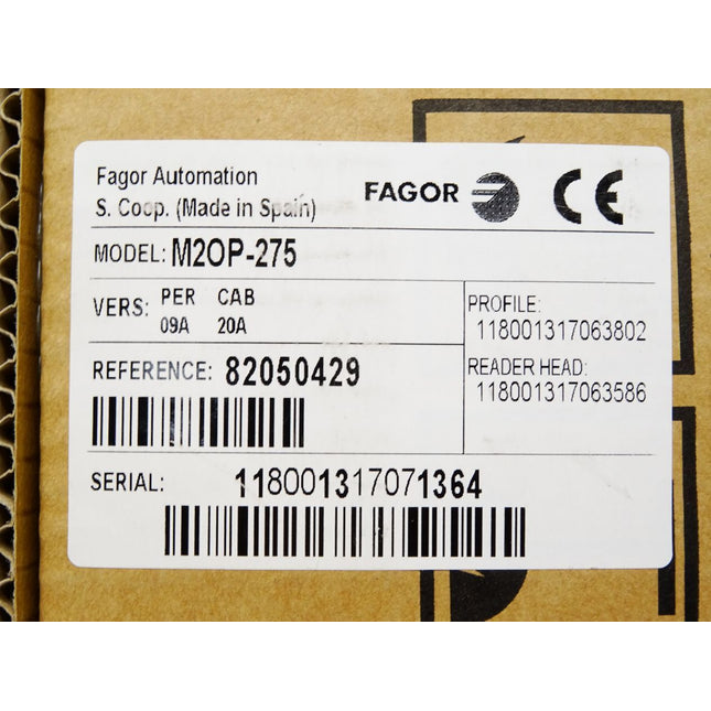Fagor M2OP-275 82050429 M2-Series Linear Scale / Neu OVP versiegelt - Maranos.de