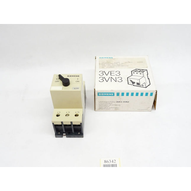 Siemens Leistungsschalter 3VN3  2.5A 3VN3000-0HH00 / Neu OVP - Maranos.de