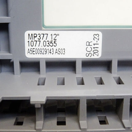 Siemens Front MP377 12" Touch Panel 6AV6644-0AA01-2AX0 A5E00929143 leichte Kratzer - Maranos.de