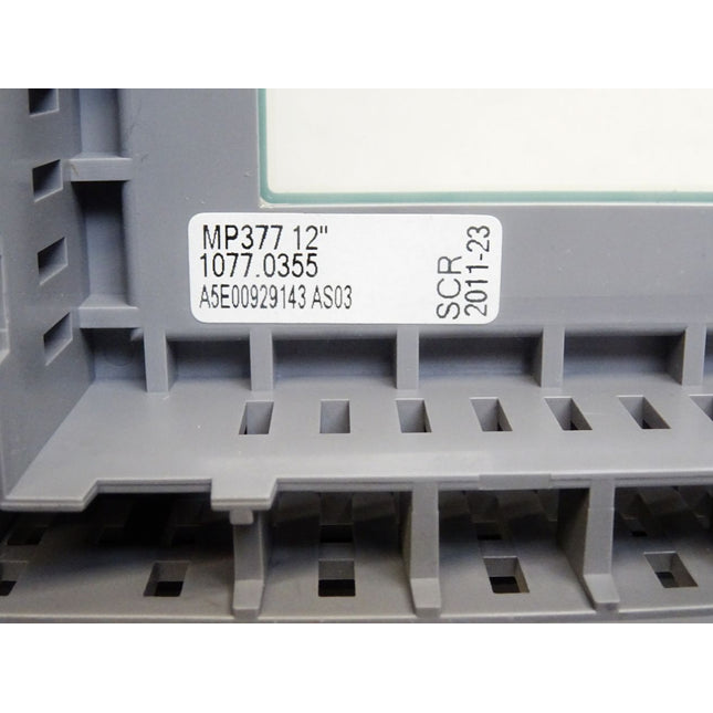 Siemens Front MP377 12" Touch Panel 6AV6644-0AA01-2AX0 A5E00929143 leichte Kratzer - Maranos.de