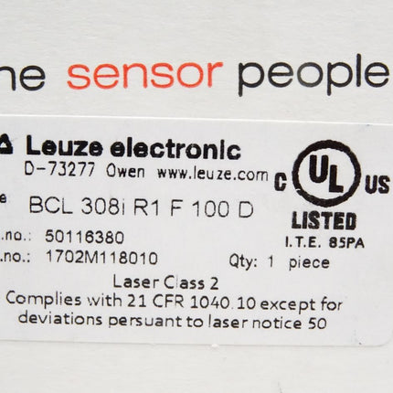 Leuze electronic Barcode Reader BCL308i R1 F 100 D 50116380 / Neu OVP - Maranos.de