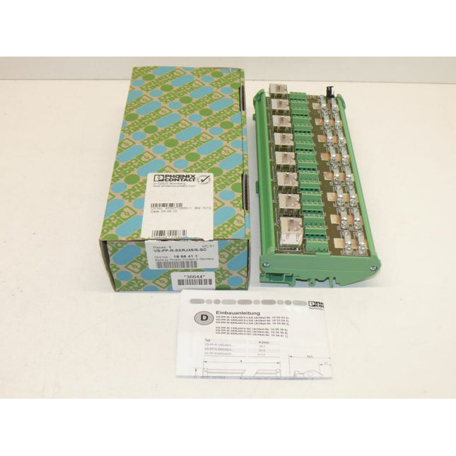 NEU-OVP Phoenix Contact VS-PP-R-8XRJ45/5-SC Steckverbinder 1656411 - Maranos.de