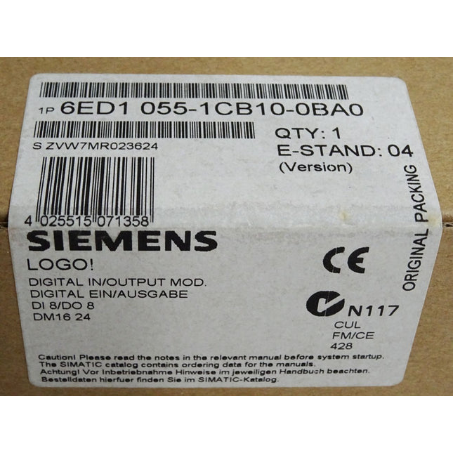 Siemens LOGO! 6ED1055-1CB10-0BA0 / Neu OVP versiegelt - Maranos.de