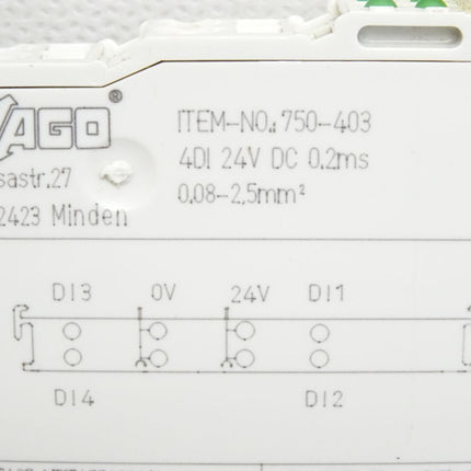 Wago 750-403 4DI 24VDC 0.2ms - Maranos.de