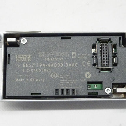 Siemens 6ES7194-4AD00-0AA0 Simatic S7 Anschlussmodul 6ES7 194-4AD00-0AA0 - Maranos.de