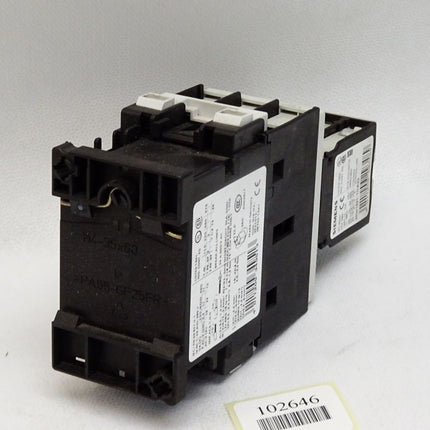 Siemens Leistungsschütz 3RT1026-1AL24 + 3RH1921-1HA22 Hilfsschalterblock - Maranos.de