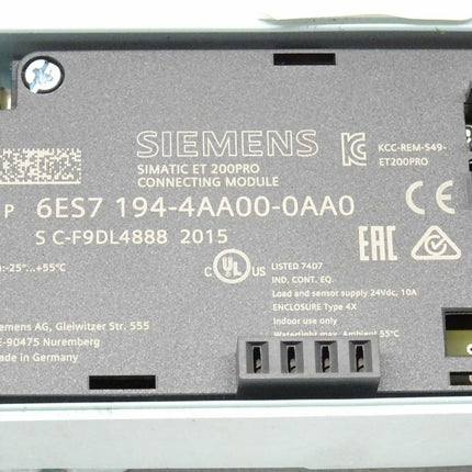 Siemens 6ES7194-4AA00-0AA0 Simatic ET 200PRO 6ES7 194-4AA00-0AA0 Kommunikationsmodul - Maranos.de