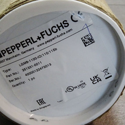 Pepperl+Fuchs Lichtgitter 251331-0011 LGM8-1100-IO/110/115b / Neu OVP - Maranos.de
