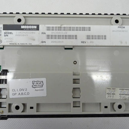 Modicon 110CPU51203 PLC Controller - Maranos.de