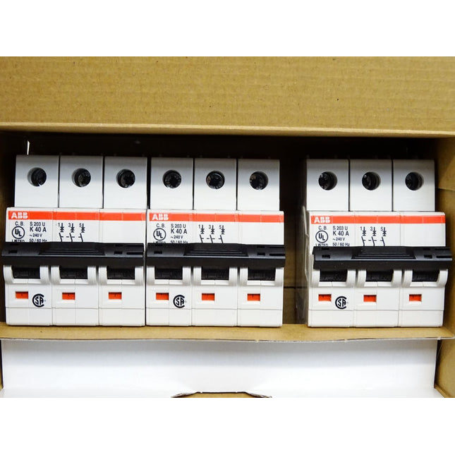 ABB Sicherungsautomat S203U-K40 / 2CDS273417R0557 / Inhalt : 3 Stück / Neu OVP - Maranos.de