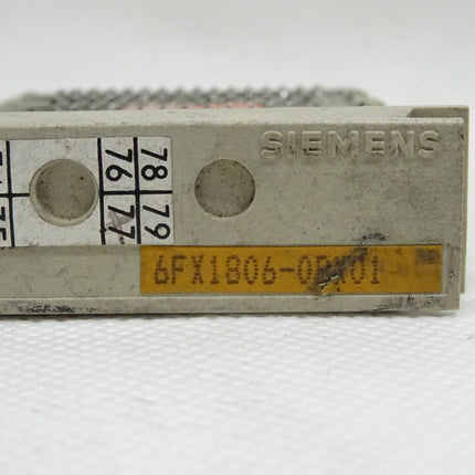 Siemens 6FX1806-0BX01 / 6FX1 806-0BX01 / 570 260 7104.01 - Maranos.de