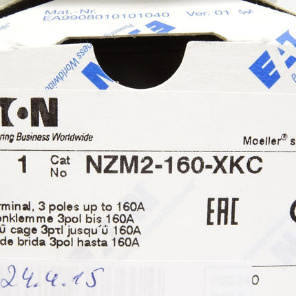 Eaton Rahmenklemme bis 160A NZM2-160-XKC / Neu OVP - Maranos.de
