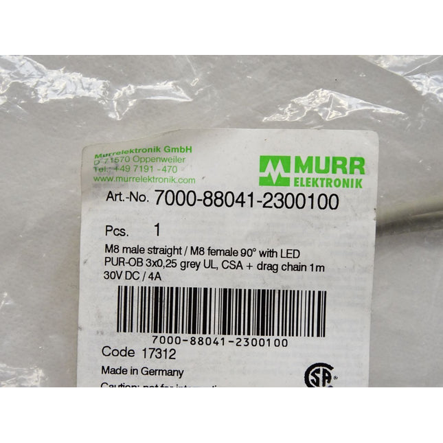Murr Elektronik Kabel 7000-88041-2300100 / Neu OVP - Maranos.de