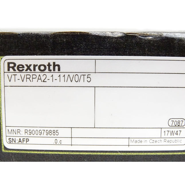 Rexroth VT-VRPA2-1-11/V0/T5 / R900979885 / Neu OVP versiegelt - Maranos.de