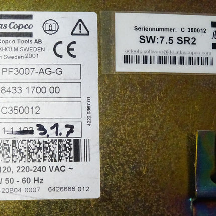 Atlas Copco PF3007-AG-G / 8433 1700 00 / 8433170000 - Maranos.de