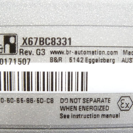 B&R X67BC8331 X67 BC 8331 Bus Controller / Neu OVP - Maranos.de