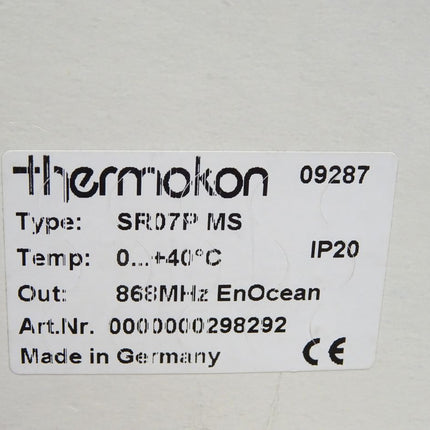 Thermokon Raumbediengeräte  SR07P SR07PMS 298292 / Neu OVP - Maranos.de