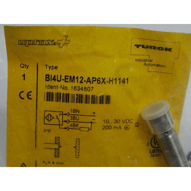 Turck Bi4U-EM12-AP6X-H1141 Induktiver Sensor / Neu OVP - Maranos.de