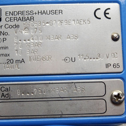 Endress+Hauser Cerabar PMC635-G22F9E1AEK5 0...400MBar - Maranos.de
