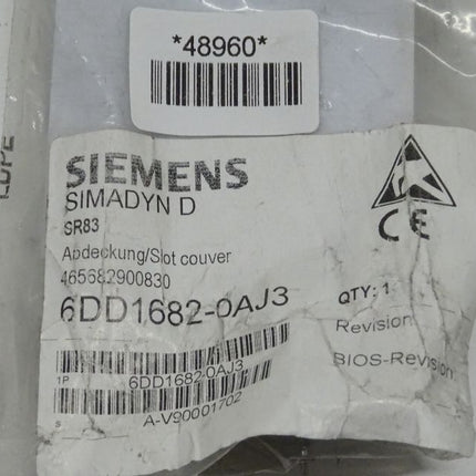 Siemens 6DD1682-0AJ3 Abdeckung 6DD1 682-0AJ3 neu-OVP - Maranos.de