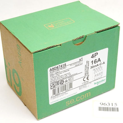 Schneider Electric FI/LS-Schalter iC60N A9D67416 / Neu OVP - Maranos.de