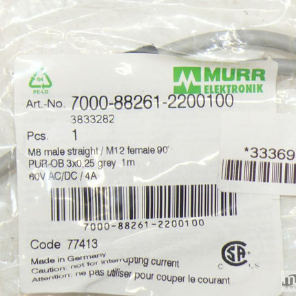 NEU/OVP Murr Elektronik Murr 3833282 / 7000-88261-2200100 - Maranos.de