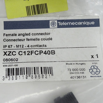Telemecanique Schneider XZCC12FCP40B Steckverbinder / Neu OVP - Maranos.de