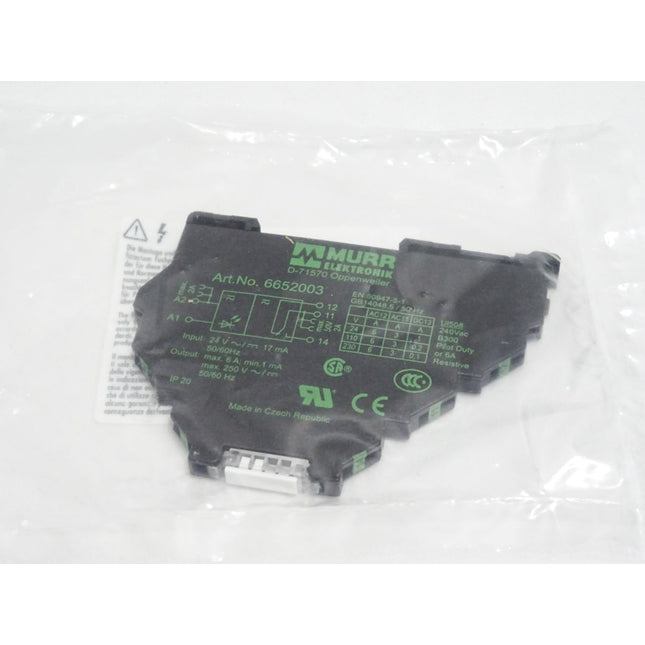 Murr Elektronik 6652003 MIRO 6,2 24V-1U Eingangsrelais / Neu OVP - Maranos.de