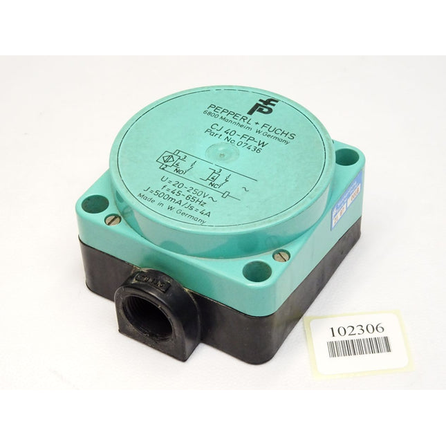 Pepperl+Fuchs CJ40-FP-W 07436 Kapazitiver Sensor - Maranos.de
