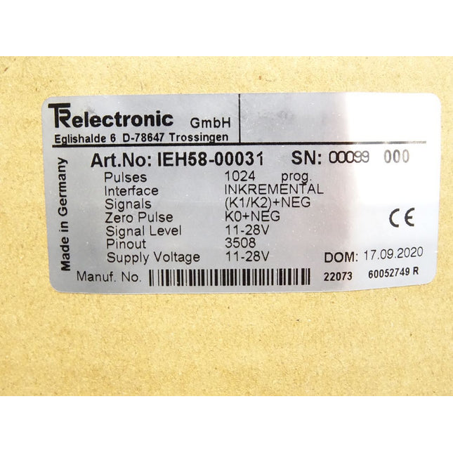 TR Electronic Incremental encoder  IEH58-00031 / Neu OVP - Maranos.de