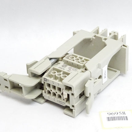 Harting Stecker Kontakteinsatz-Halterung Han6E-M-s 09330062601 + HAn6E-F-s 09330062701 - Maranos.de