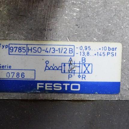 Festo 9785 Steuerschieber HSO-4/3-1/2-B - Maranos.de