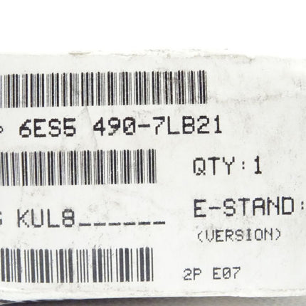 Siemens 6ES5490-7LB21 Frontstecker 6ES5 490-7LB21 NEU-OVP - Maranos.de