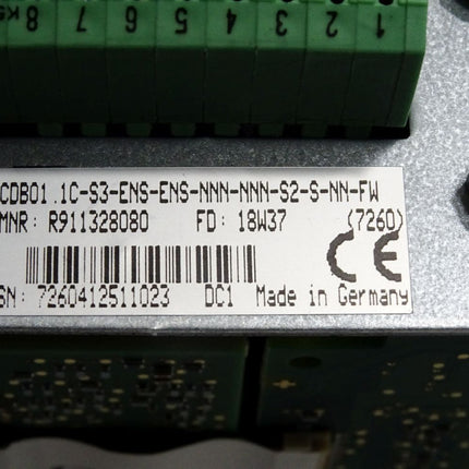 Bosch Rexroth IndraDrive control unit R911328080 CDB01.1C-S3-ENS-ENS-NNN-NNN-S2-S-NN-FW / Neuwertig - Maranos.de