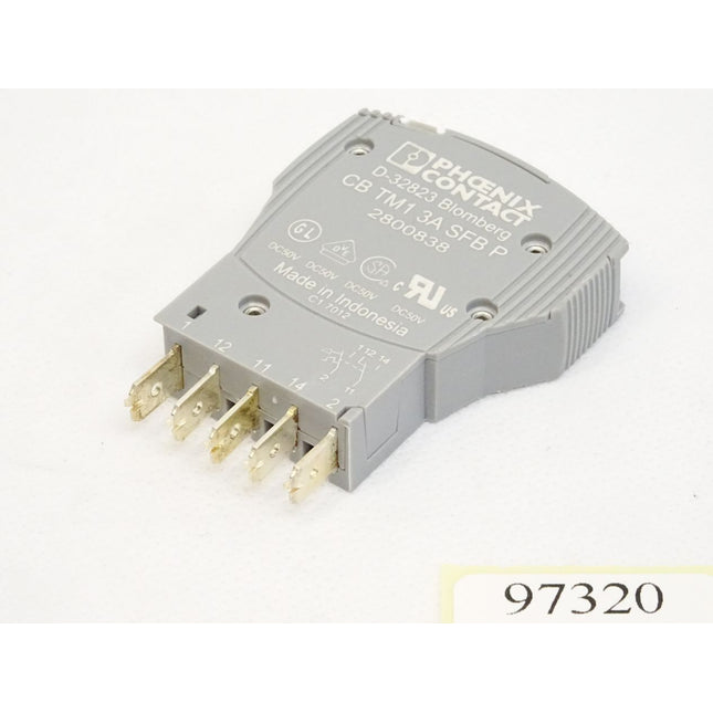 Phoenix Contact 2800838 CB TM1 3A SFB P Thermomagnetischer Geräteschutzschalter - Maranos.de