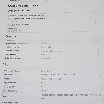 FabrimexSystems 102470619 Industrie-PC / Rack Systems i5-45705 @2.90Ghz NEU-OVP - Maranos.de