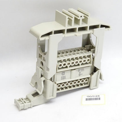 Harting Stecker Stift 09330162601 Han16E-M-s + Buchse 09330162701 Han16E-F-s Kontakteinsatz-Halterung - Maranos.de