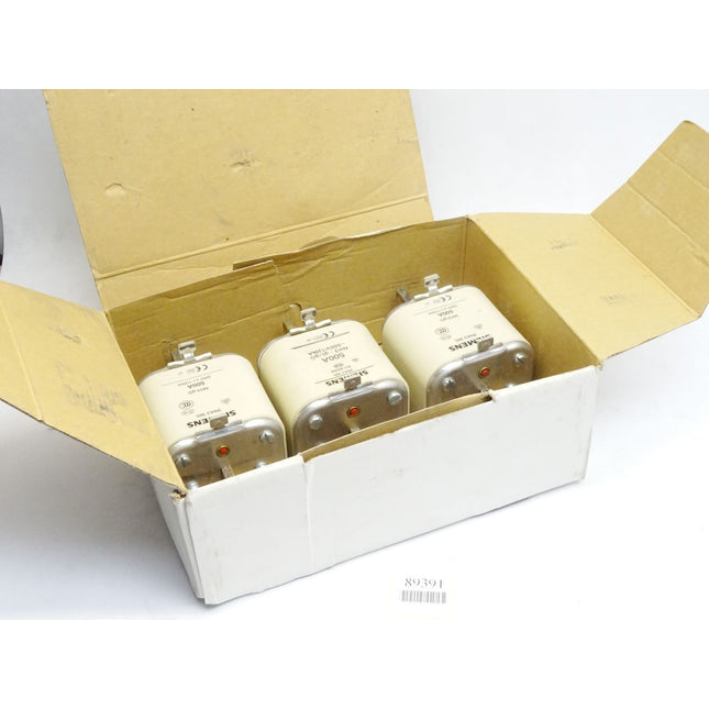 Siemens Sicherungseinsatz 500A 500V / 3NA3365 / Inhalt : 3 Stück / Neu OVP - Maranos.de