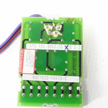 Siemens 6SE1200-1HA30-0 Industrial Control System 6SE1 200-1HA30-0 - Maranos.de