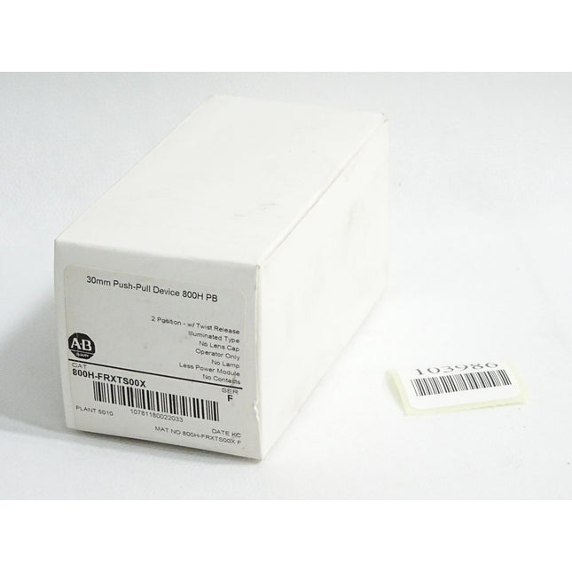 Allen Bradley 800H-FRXTS00X 30mm Push-Pull Device 800H PB / Neu OVP versiegelt - Maranos.de