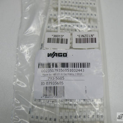 NEU 1x Wago 793-5605 Bezeichnungskarten - Maranos.de