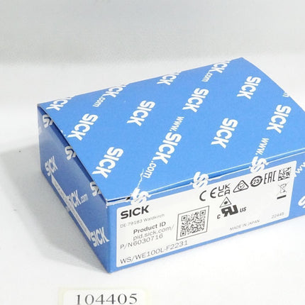 Sick 6030716 WS100L-F2231 + WE100L-F2231 Einweg-Lichtschranke Empfänger+Sender / Neu OVP - Maranos.de