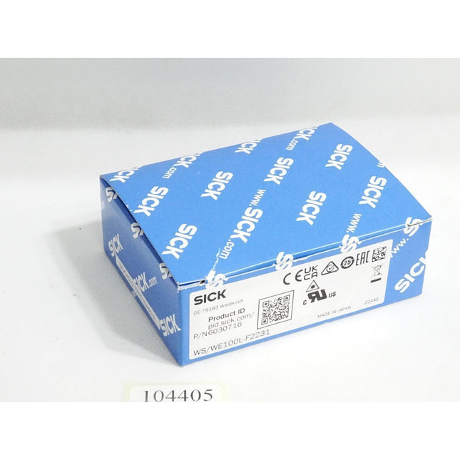 Sick 6030716 WS100L-F2231 + WE100L-F2231 Einweg-Lichtschranke Empfänger+Sender / Neu OVP - Maranos.de